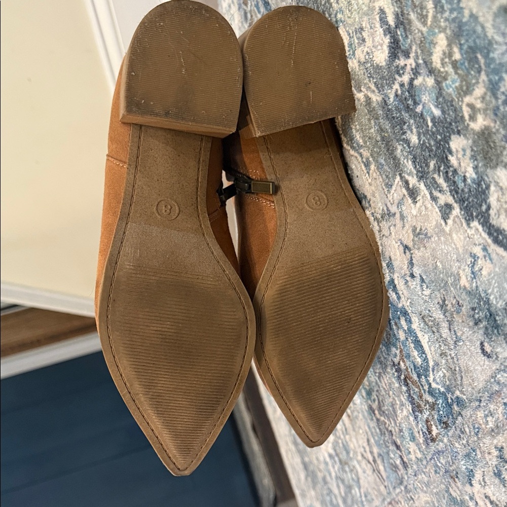 Universal Thread Brown Suede Ankle Booties - Picture 6 of 16